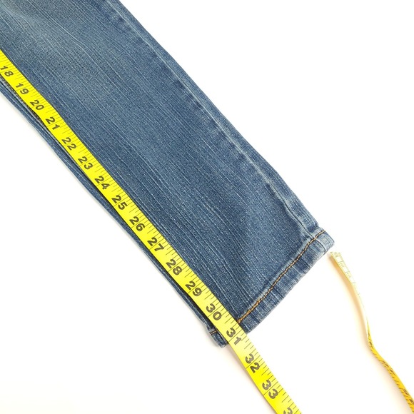 Vintage Levi's 524 Too Superlow Jeans Womens 26 x 31 Blue Denim Y2K 2000 - Picture 8 of 12